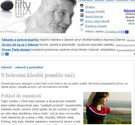 S bolestmi kloubů pomůže taiči