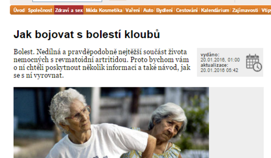 Jak bojovat s bolestí kloubů